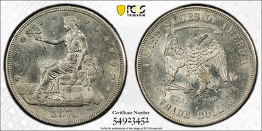 1874-S T$1 MS61