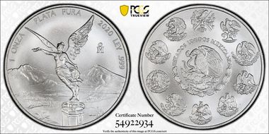 2020-Mo Onza Libertad Ag MS70