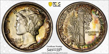 1925 10C MS67+