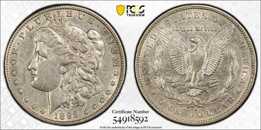 1892-S $1 XF45