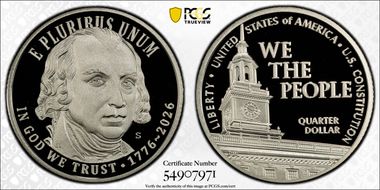 2026-S 25C U.S. Constitution Ag PR69DCAM