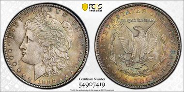 1886 $1 MS63
