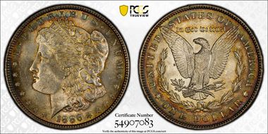 1886 $1 MS63