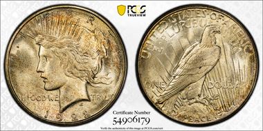 1922-S $1 MS66