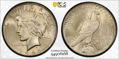 1927 $1 MS66
