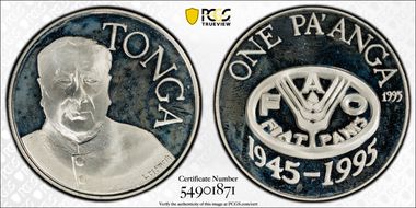 1995 Pa'anga F.A.O. PR66DCAM