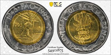 1995-R 500 L FAO MS67