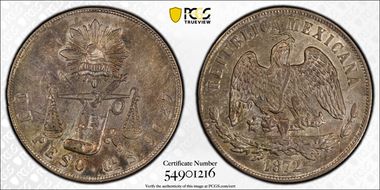 1872-Go S Peso KM-408.4 MS61