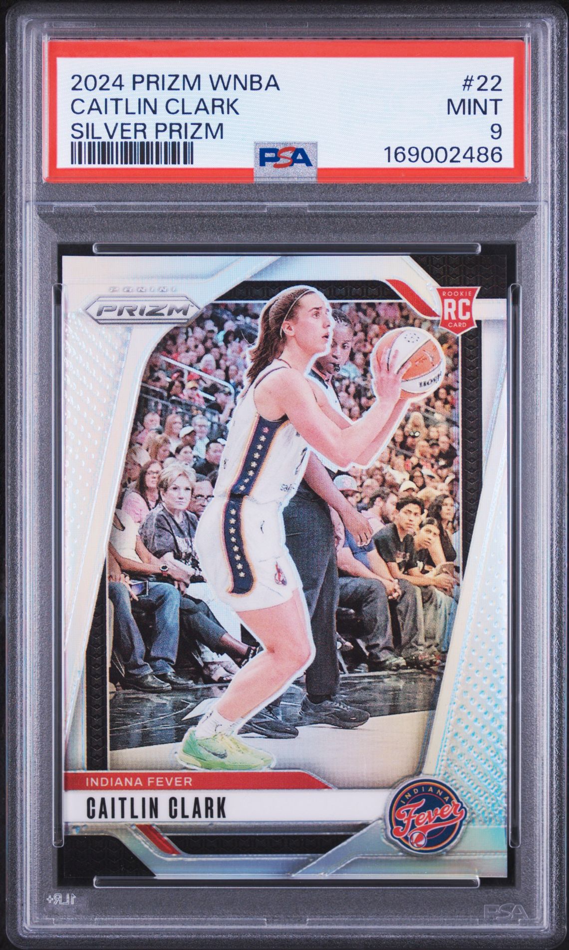 2024 Panini Prizm Wnba Caitlin Clark #22 (Silver Prizm) Mint 9 front