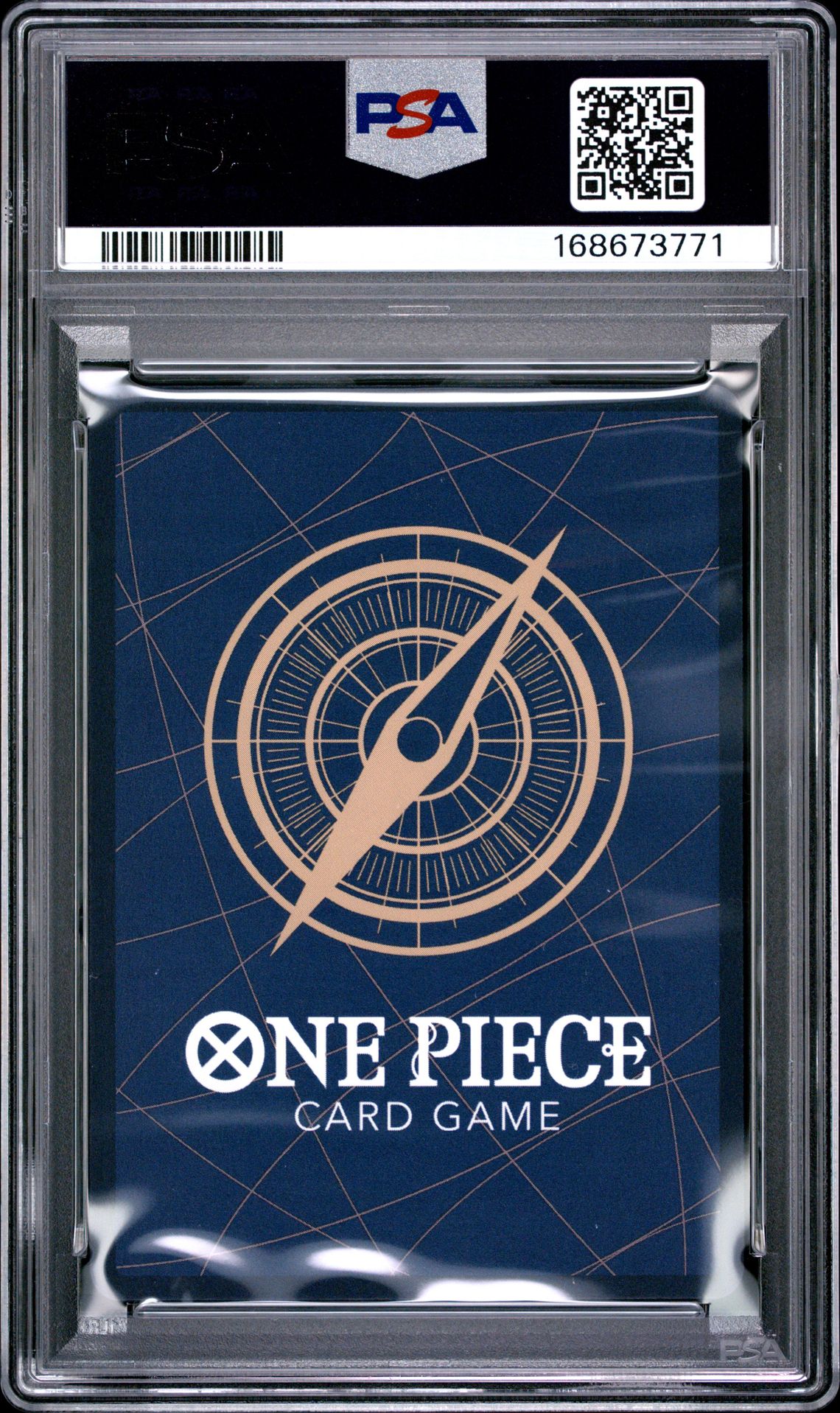 2026 One Piece Japanese Op15-Adventure On Kami's Island Nami #086 (Alternate Art) Gem Mt 10 back view - PSA certificate #168673771