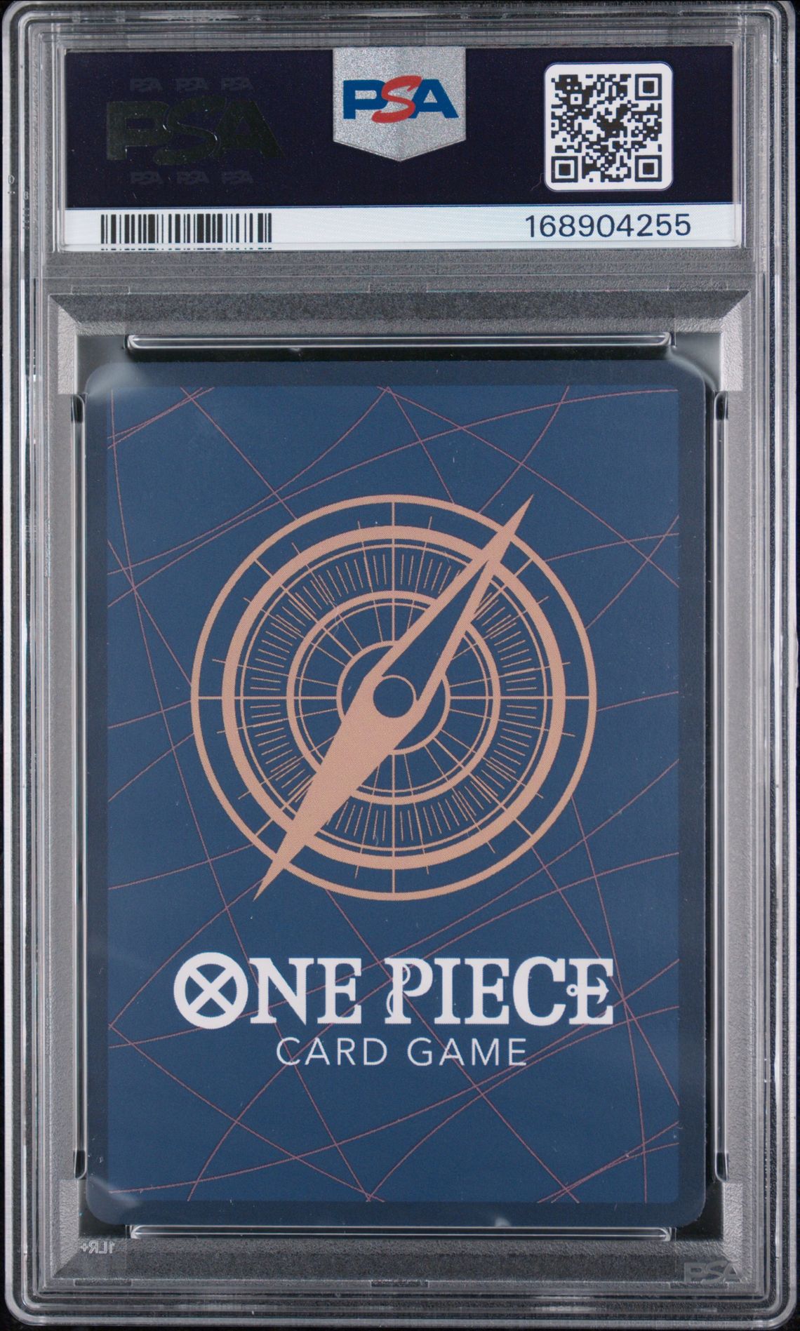 2026 One Piece Op16-The Time Of Battle Portgas D. Ace #005 (Special Alternate Art) Gem Mt 10 back view - PSA certificate #168904255
