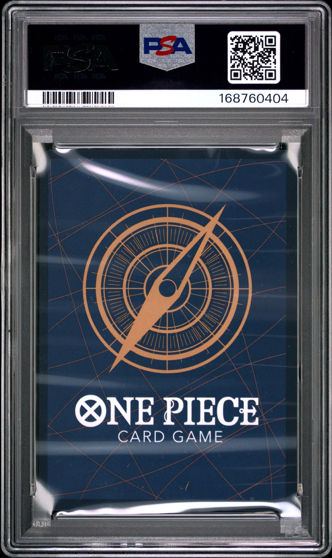 2024 One Piece Promos Monkey D. Luffy #043 (2Nd Ann Tournament-Prtcptn) Gem Mt 10 back view - PSA certificate #168760404