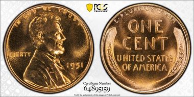 1951 1C PR67RD