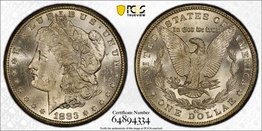 1883-CC $1 MS63