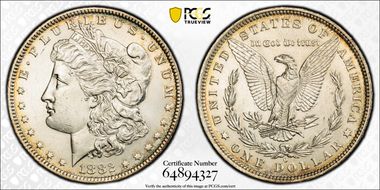 1882-O $1 N1