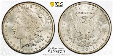 1884-CC $1 MS63