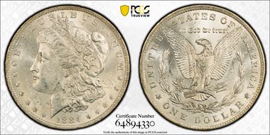 1884-O $1 MS62
