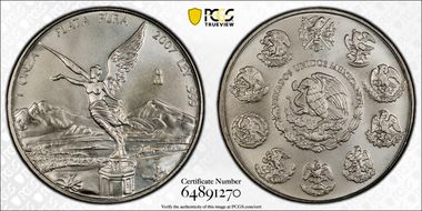 2007-Mo Onza Libertad Ag MS67