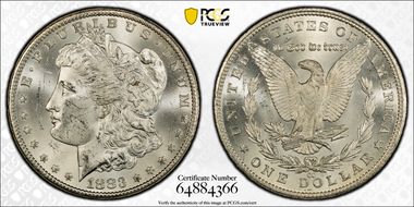 1883-CC $1 MS63
