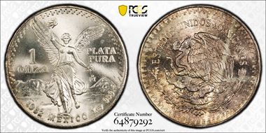 1982-Mo Onza Libertad Ag - DDO MS66
