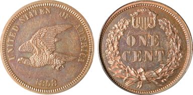 1858 1C J-205 PR61BN