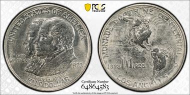 1923-S 50C Monroe N1