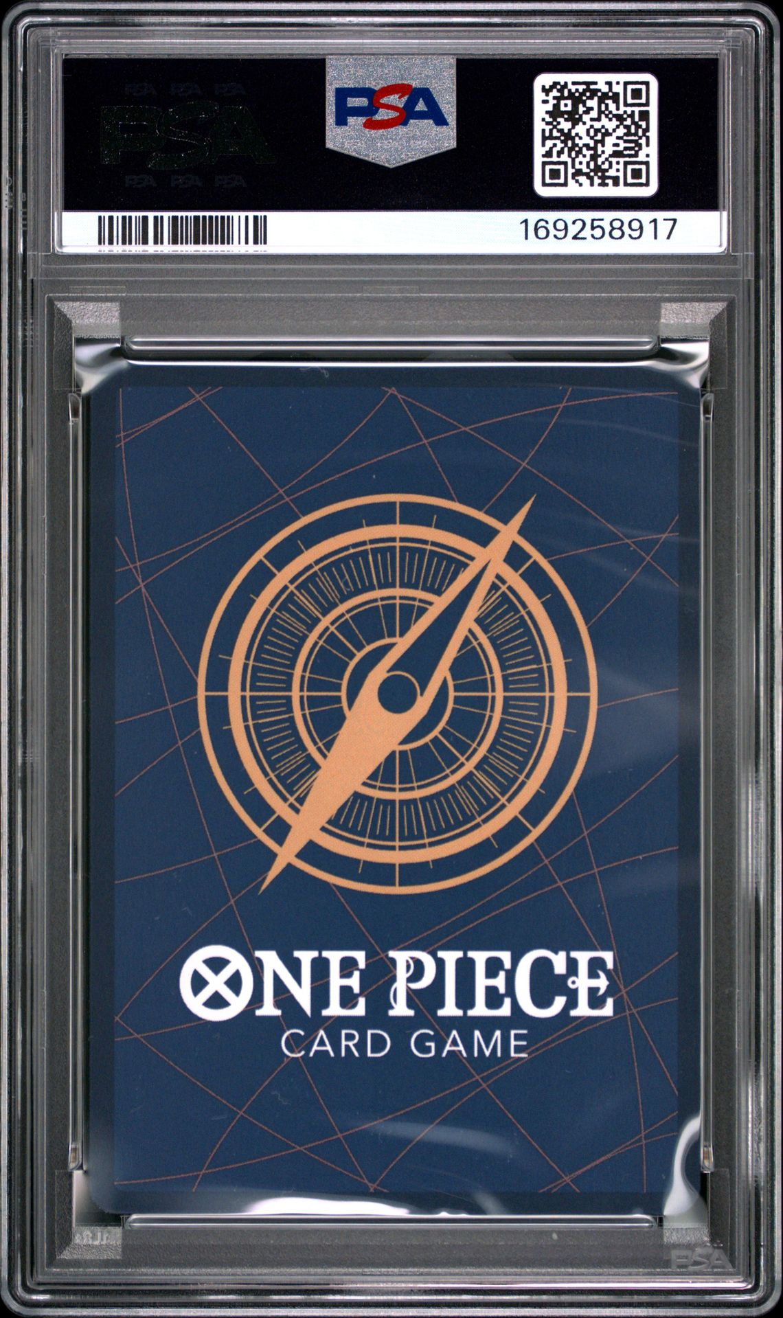 2026 One Piece Op15-Eb04-Adventure On Kami's Island Monkey D. Luffy #119 (Alternate Art) Gem Mt 10 back view - PSA certificate #169258917