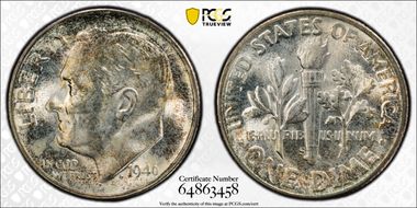 1946-S 10C MS65FB