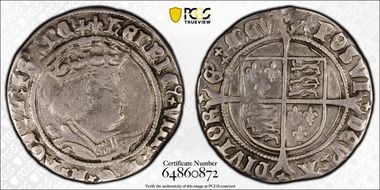 (1526-44) Groat S-2337E Lis, London VF25