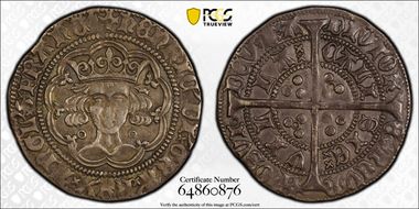 (1422-30) Groat S-1836 Calais XF40