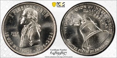 2026 25C Declaration of Independence w/ July 4th Privy - Early Find N1