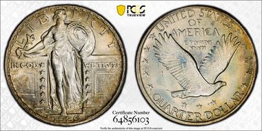 1926-D 25C MS65FH