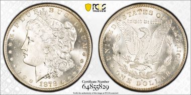 1878-S $1 MS67