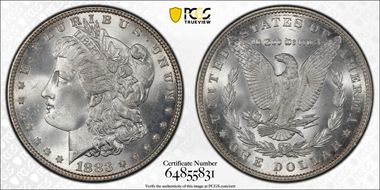 1883 $1 MS67