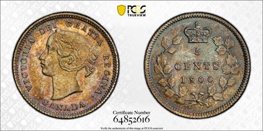 1900 5C Sm Date Narrow 0 MS64