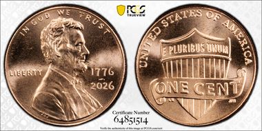 2026 1C 1776-2026 First Strike MS67RD