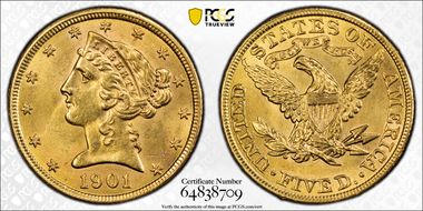 1901 $5 N1