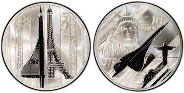 2026 € 10 Concorde Ag Reverse Proof PR70