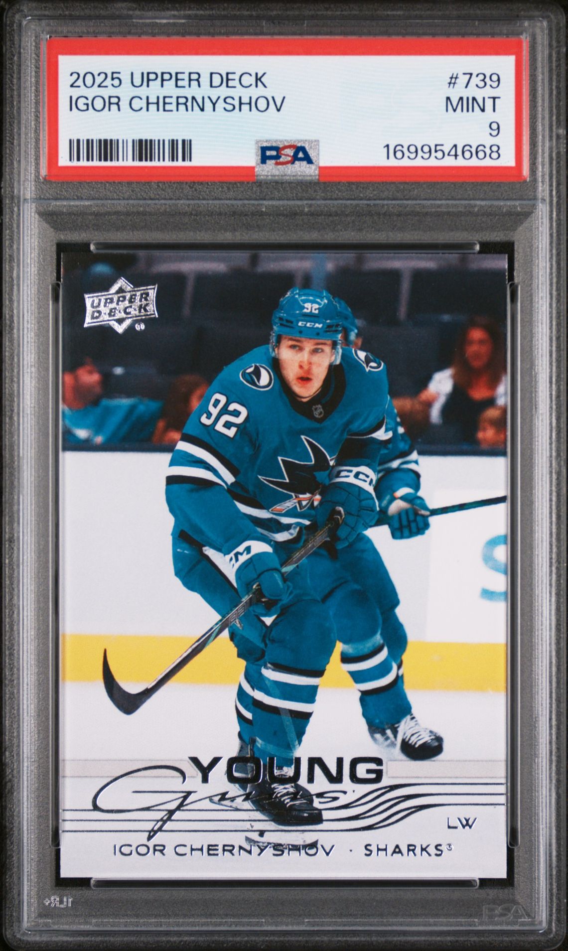 2025 Upper Deck Igor Chernyshov #739 Mint 9 front