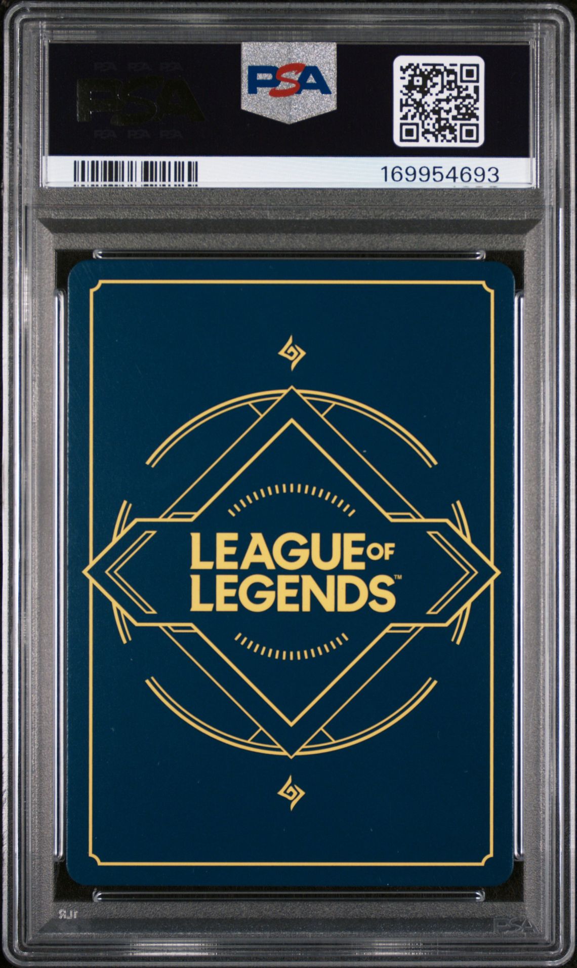 2026 Riftbound: League Of Legends Sfd-Spiritforged Aphelios #224* (Signature Overnumber) Gem Mt 10 back view - PSA certificate #169954693