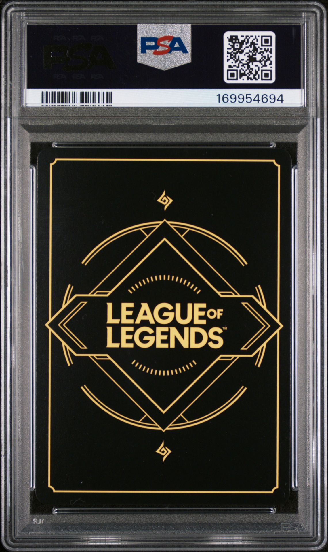 2025 Riftbound: League Of Legends Ogn-Origins Teemo #307 (Overnumber) Gem Mt 10 back view - PSA certificate #169954694