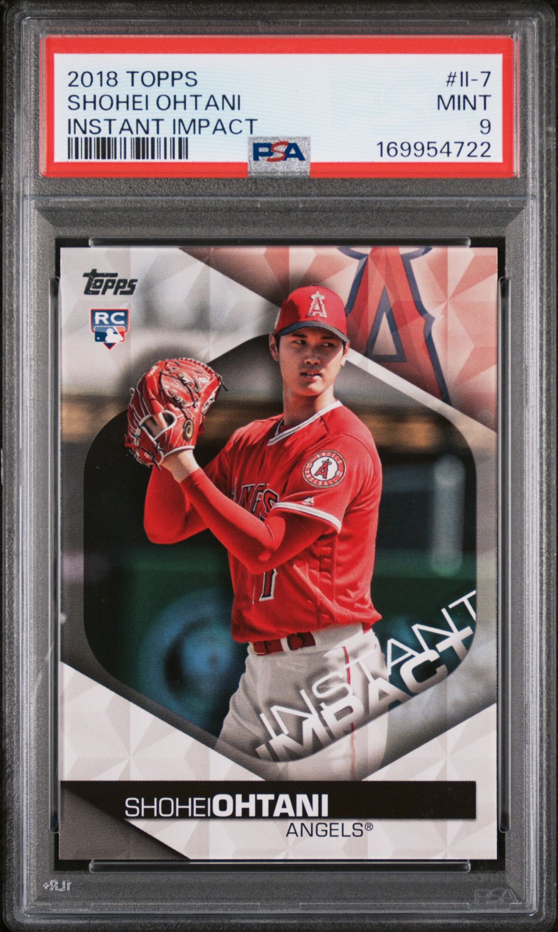 2018 Topps Instant Impact Shohei Ohtani #Ii-7 (Instant Impact) Mint 9 front