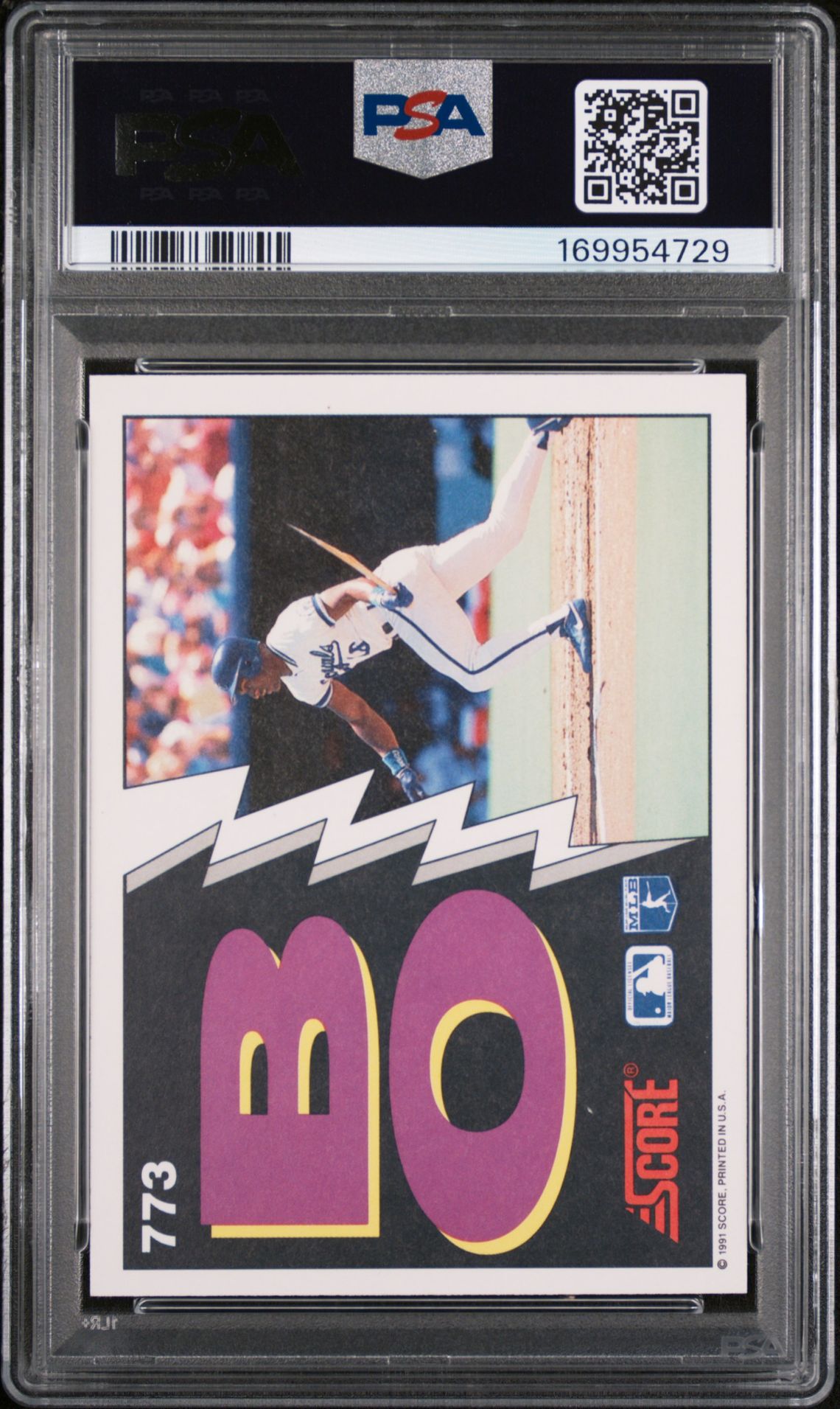 1991 Score Bo Jackson #773 Nm-Mt 8 back