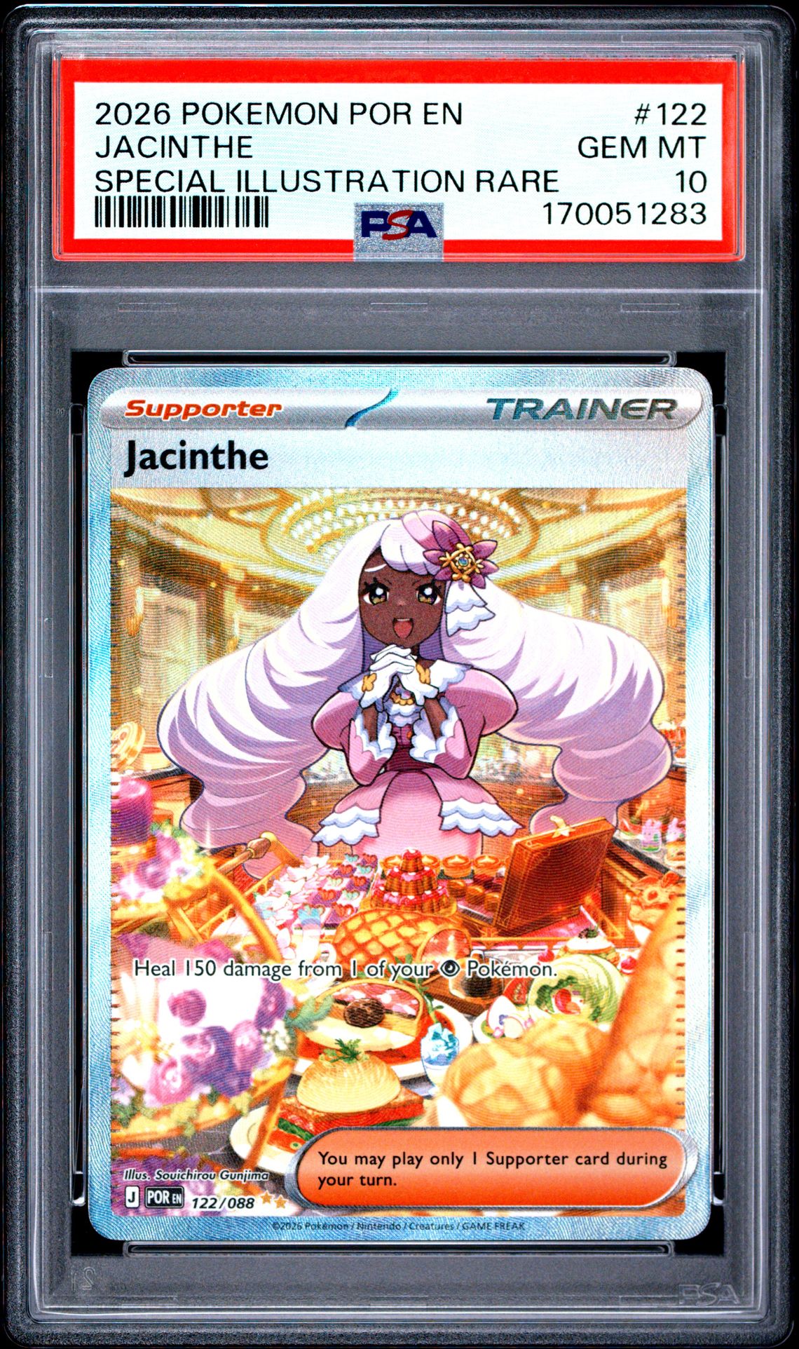 2026 Pokemon Por En-Perfect Order Jacinthe #122 (Special Illustration Rare) Gem Mt 10 front
