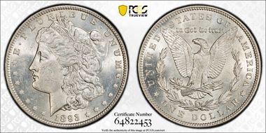 1893 $1 MS62