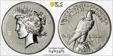 2026-P $1 Peace Dollar Rev PR w/ Liberty Bell 250 Privy PR69