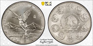 2017-Mo Onza Libertad Ag MS69