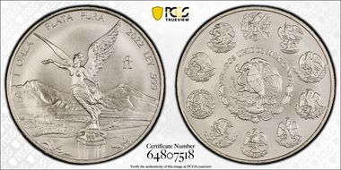 2022-Mo Onza Libertad Ag MS69