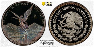 2017-Mo 1/2 oz Libertad Ag PR67DCAM