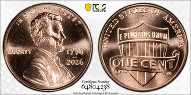 2026 1C 1776-2026 First Strike MS67RD